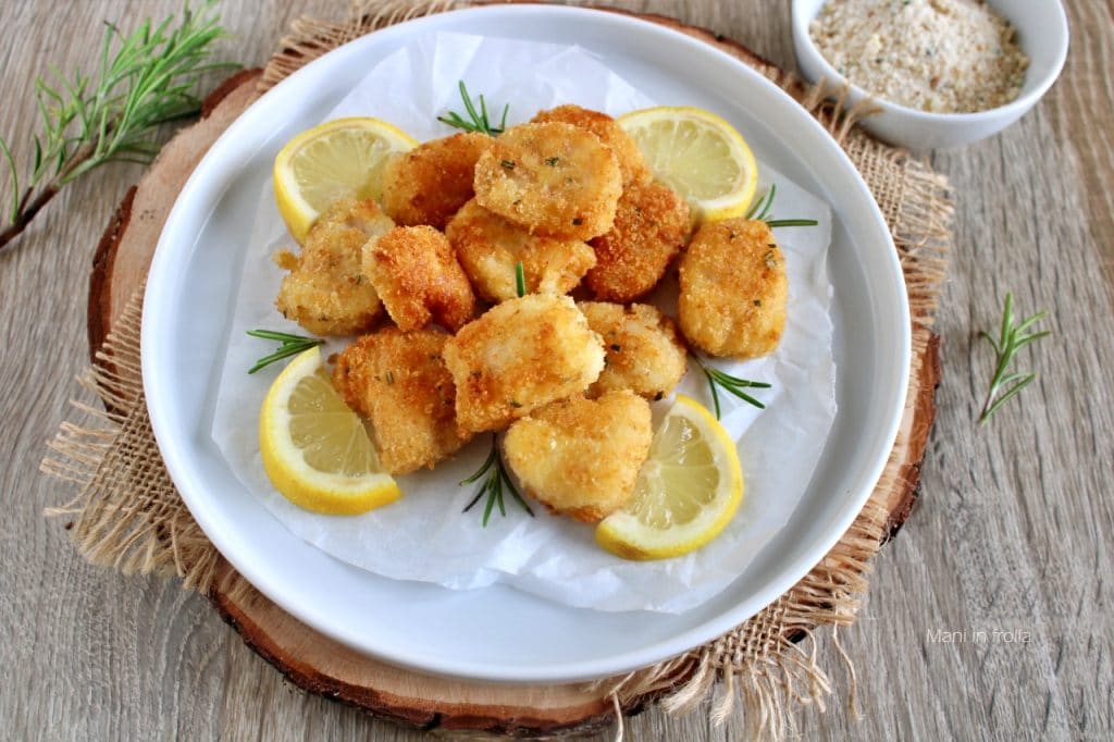 Kabeljauwürfel mit Rosmarin