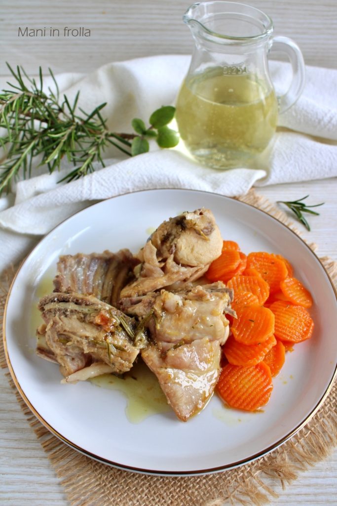 Kaninchen mit Kräutern