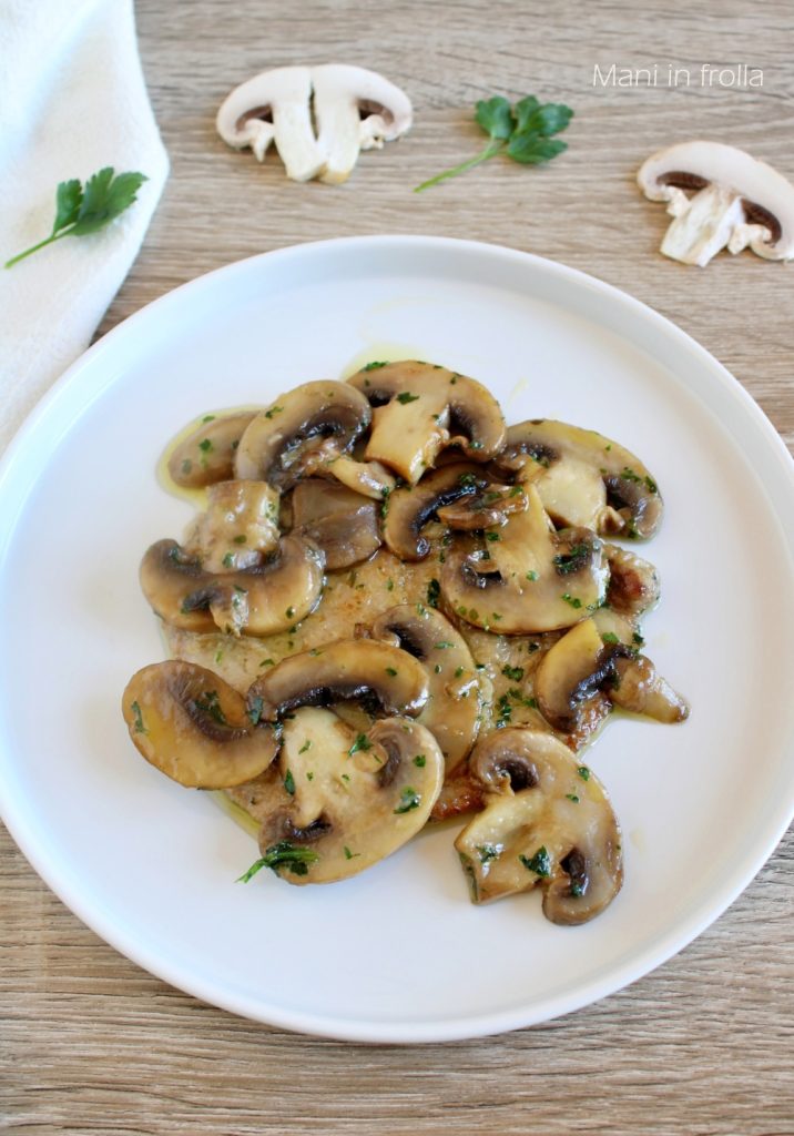 Schnitzel mit Pilzen