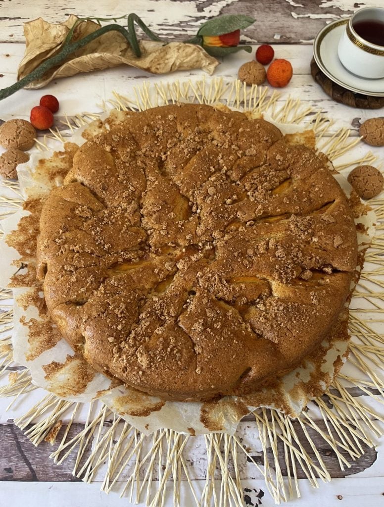 Pfirsich-Amaretti-Kuchen
