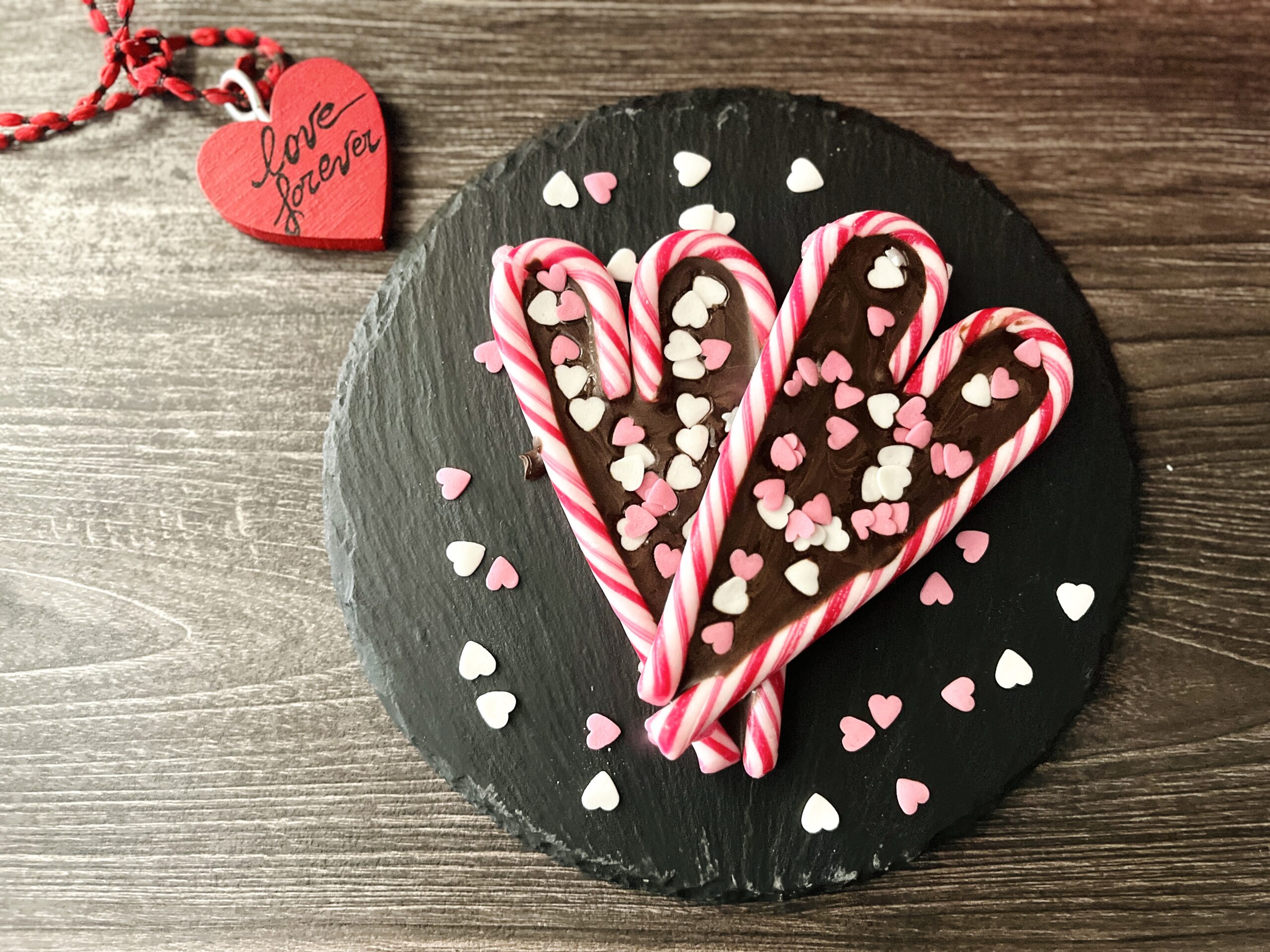 Schokoladenherzen für den Valentinstag
