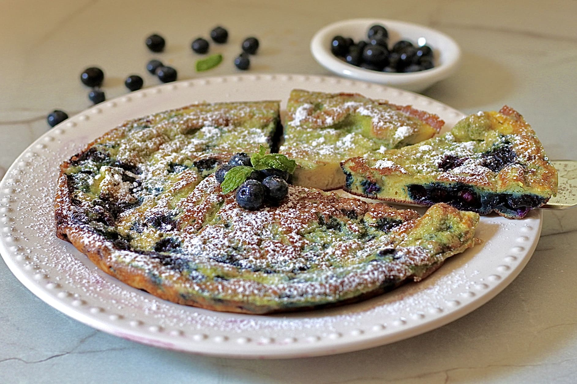 Blaubeer-Omelette in der Pfanne OHNE OFEN