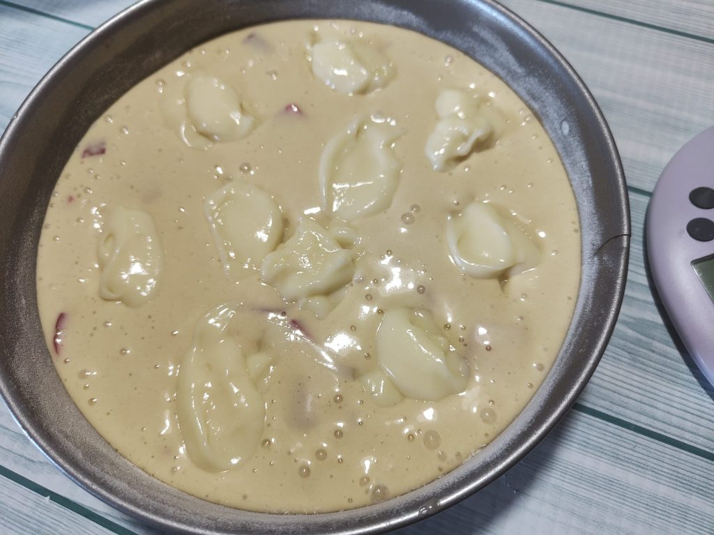 Nua-Kuchen mit Erdbeeren