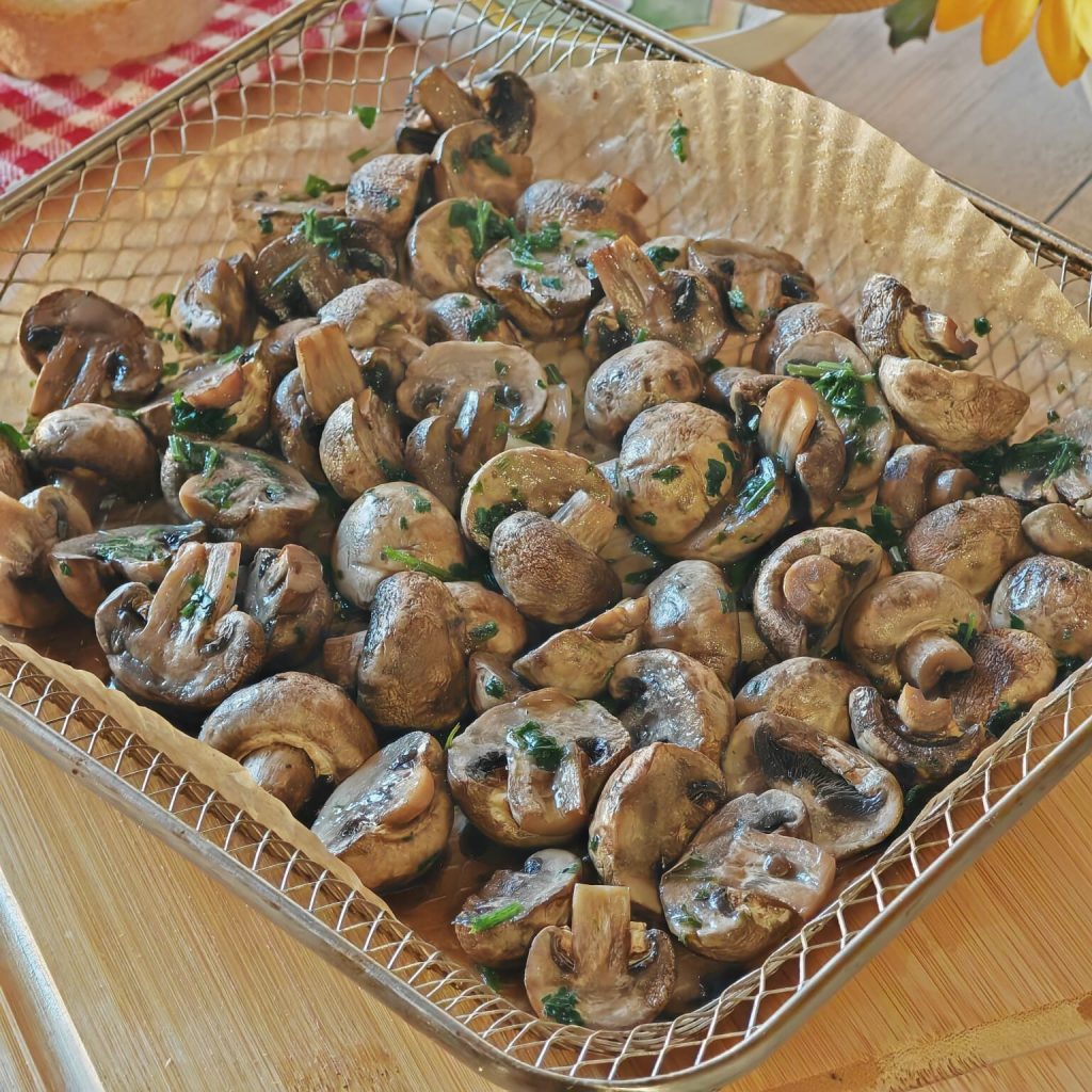 Pilze in der Heißluftfritteuse
