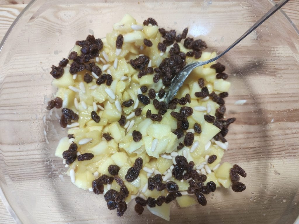 Apfelstrudel mit Mürbeteig