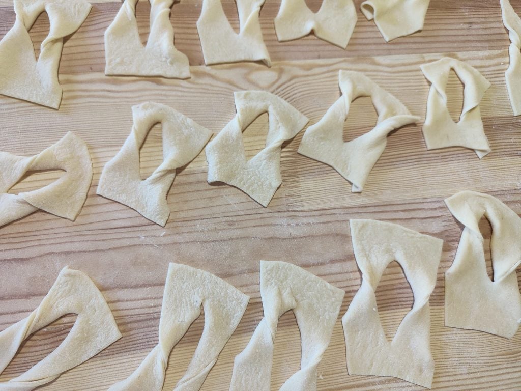 Weiche und sprudelnde Chiacchiere