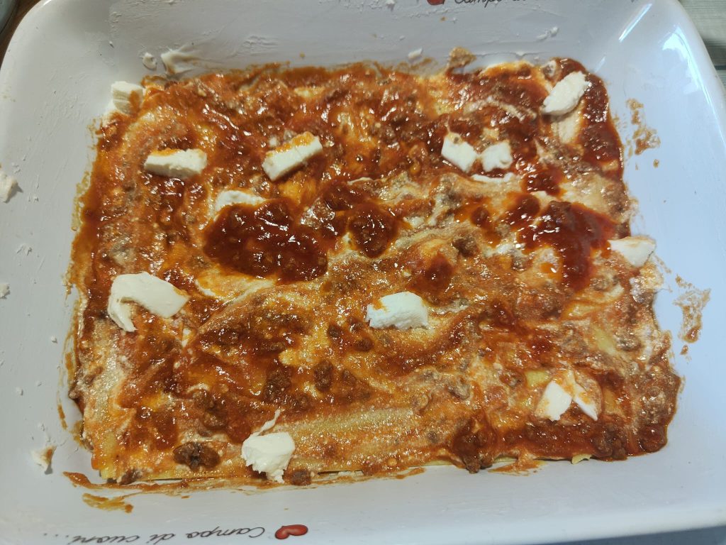 Lasagne aus dem Ofen