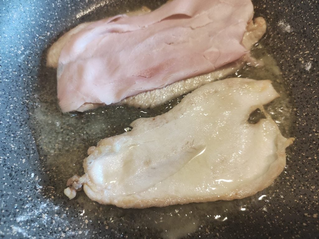 Hähnchenbrust alla Valdostana