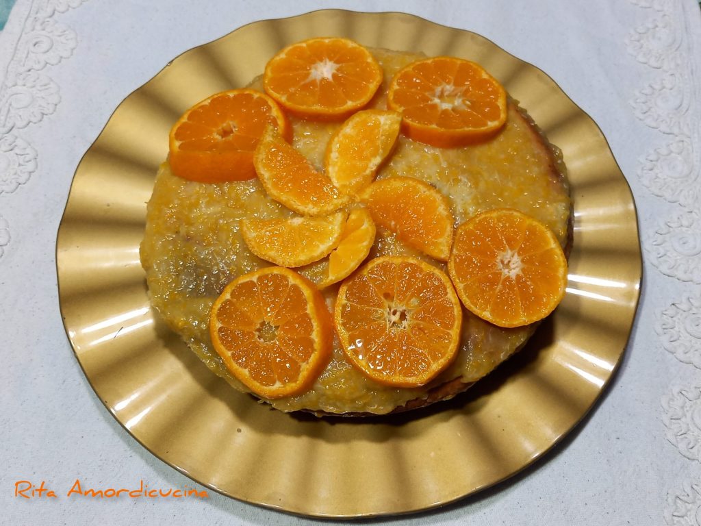 Zitronenkuchen mit Mandarinenmousse