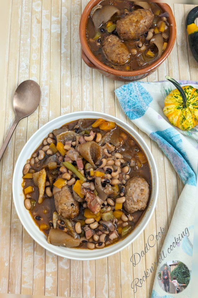 Fasulin de l’occ mit den Cuteghe und den Salamì dai Mortc