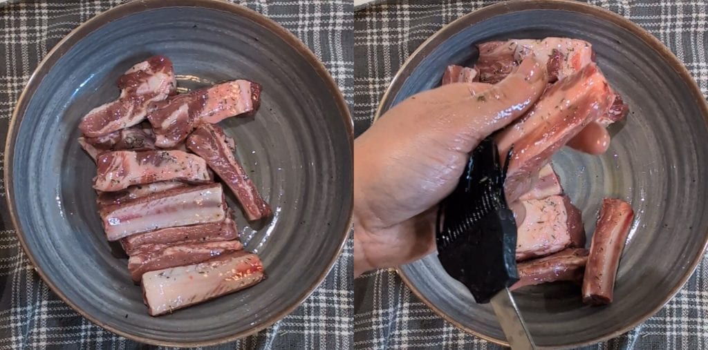 Schweinerippchen: knusprig und saftig mit der Heißluftfritteuse von Benedetta Rossi