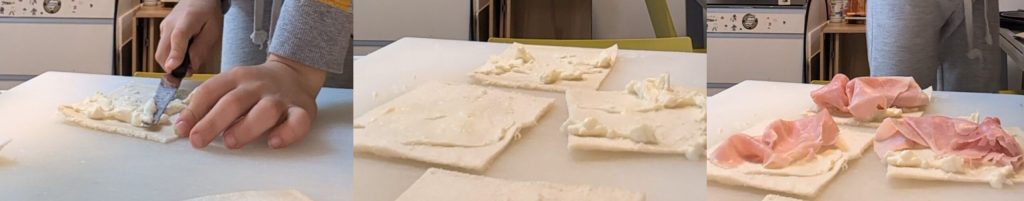 Toast-Cannoli mit cremiger Füllung