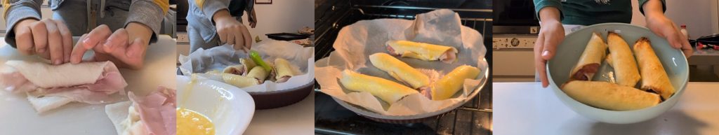 Toast-Cannoli mit cremiger Füllung