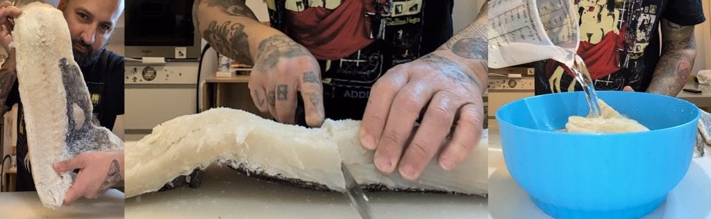 Einfaches und schnelles Stockfischpüree