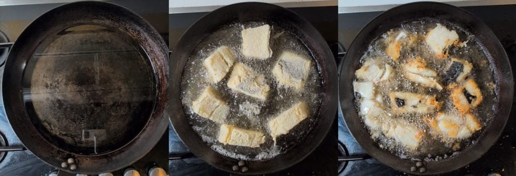 Rezept Perfekter Gebratener Kabeljau: Knusprig, Würzig und auf Kalabrische Art! 🐟🌶️🥔