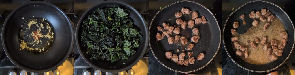 Pasta mit Schwarzkohl und Wurst: Würziges Winterrezept