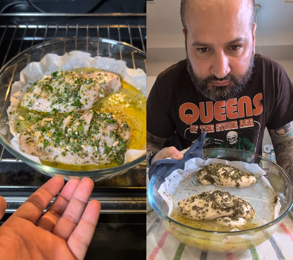 Zitronenhähnchen mit Kräutern