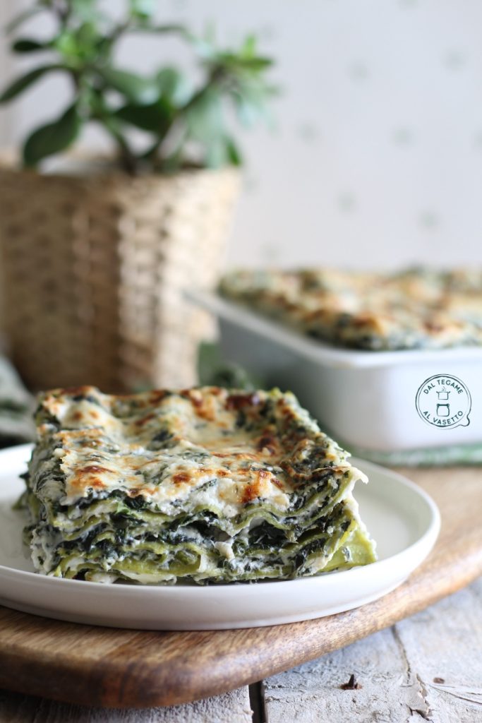 Kalorienarme Lasagne in der Mikrowelle