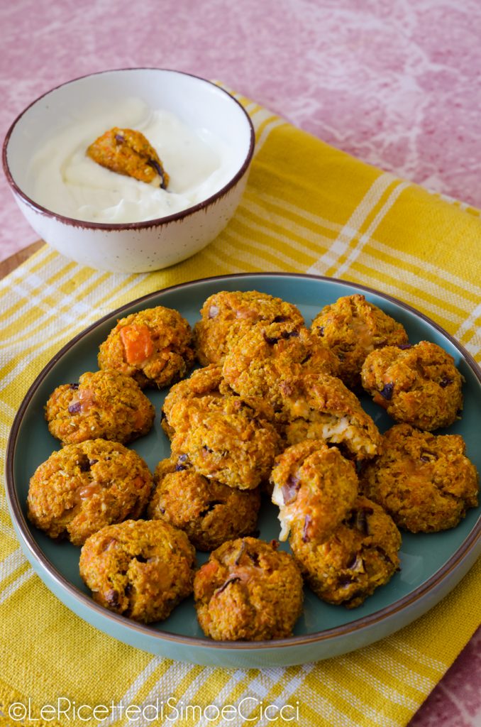 Karottenbällchen im Ofen gebacken