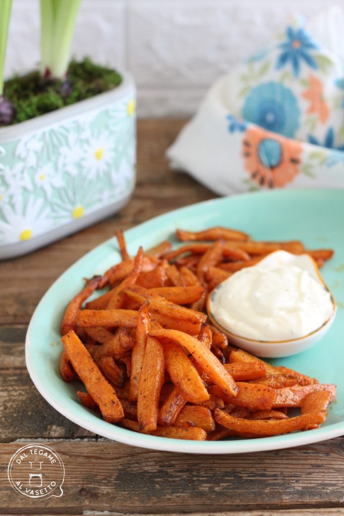 Karottensticks in der Heißluftfritteuse
