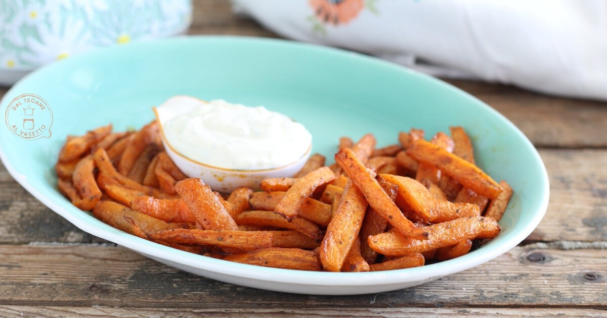 Karottensticks in der Heißluftfritteuse