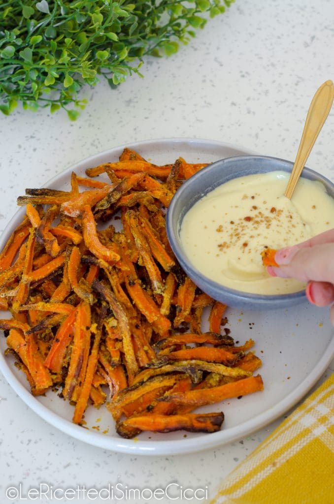 Karottensticks in der Heißluftfritteuse