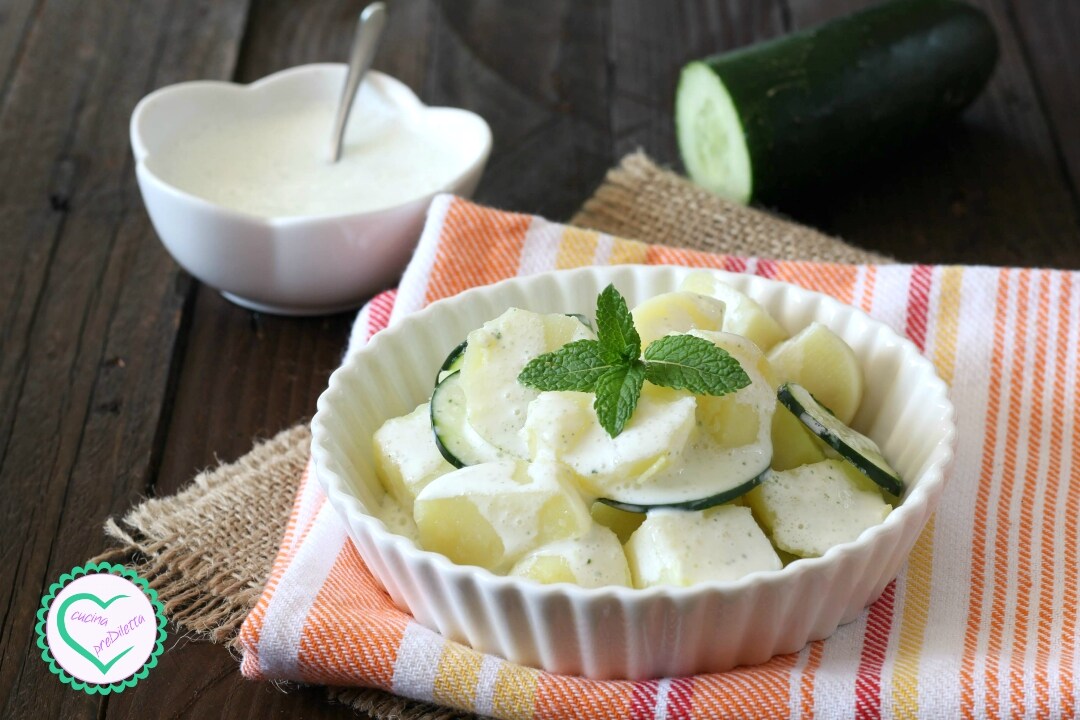 Kartoffel-Gurken-Salat mit Joghurt