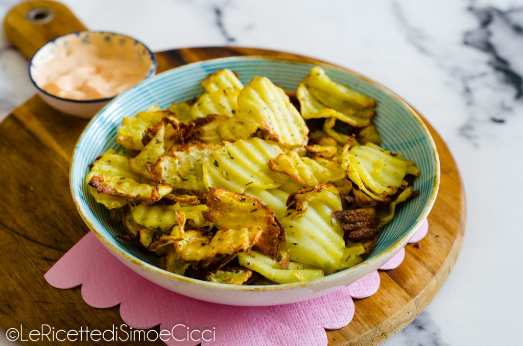 Kartoffelchips in der Heißluftfritteuse