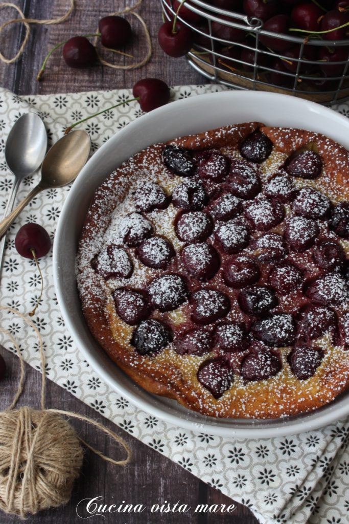 Kirsch-Clafoutis Küche mit Meerblick