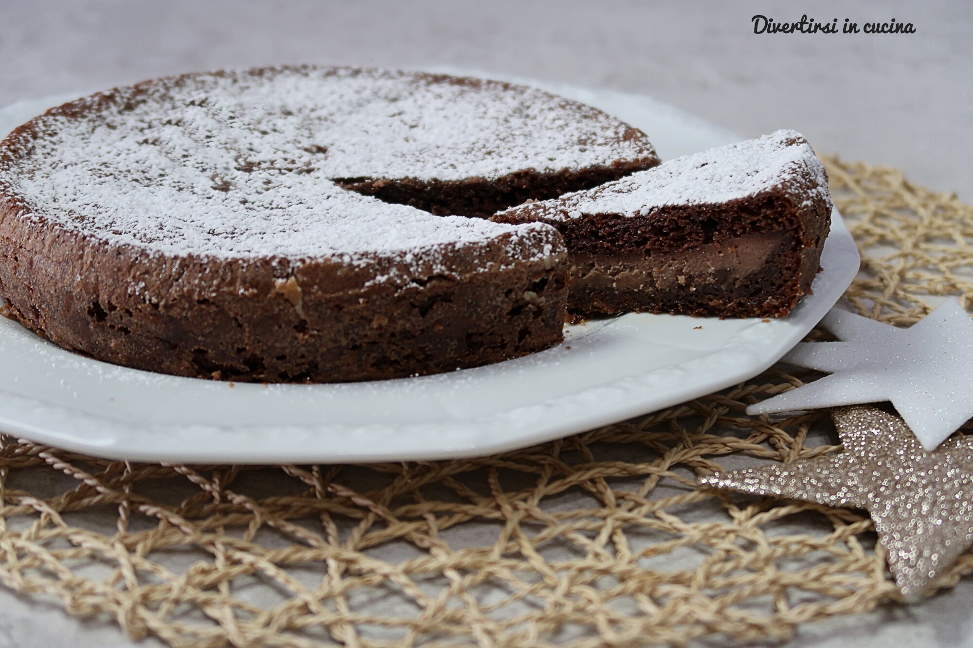 Kakao- und Mascarpone-Kuchen