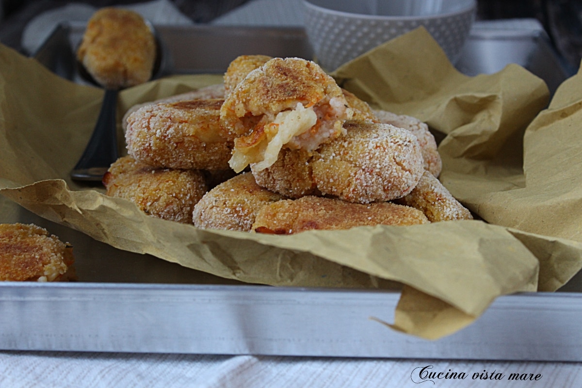 Kürbis- und Kartoffelkroketten