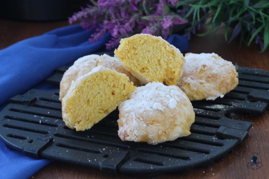 Kürbiskekse in der Heißluftfritteuse oder im Ofen3