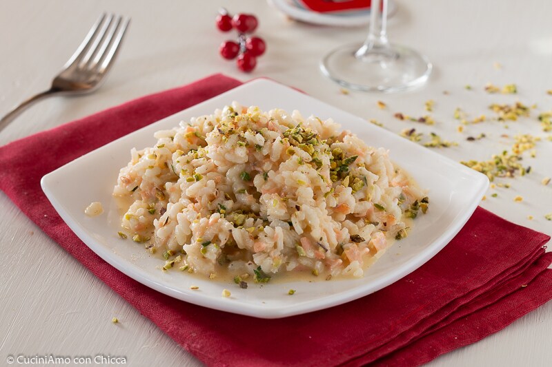 LACHS-RISOTTO MIT ROBIOLA, köstliches Hauptgericht