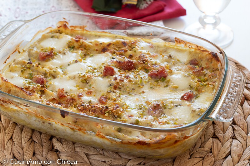 Lasagne mit Pistazienpesto