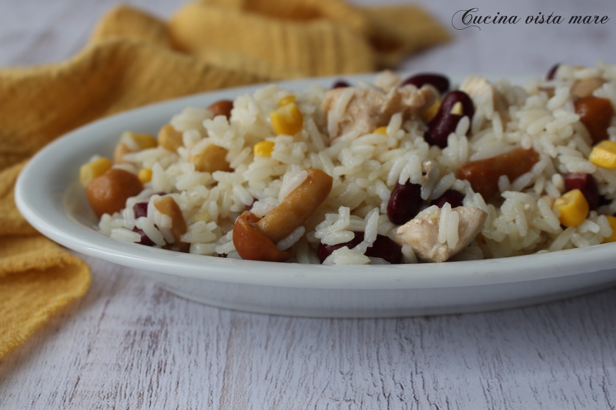 Lauwarmer Reissalat