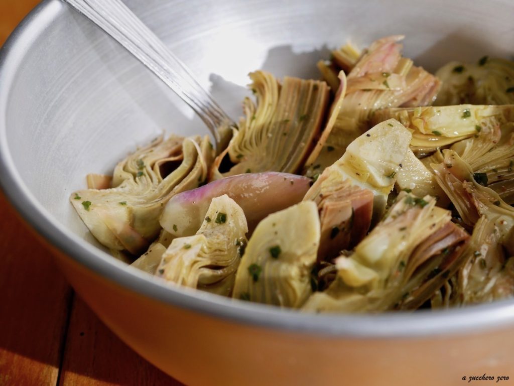 Leichte Artischockensalat alla Villanella