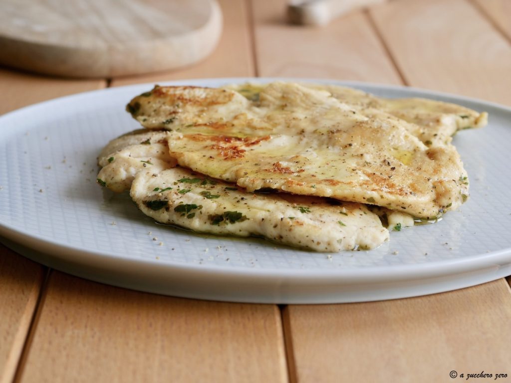 Leichte Hähnchenschnitzel in Weißwein