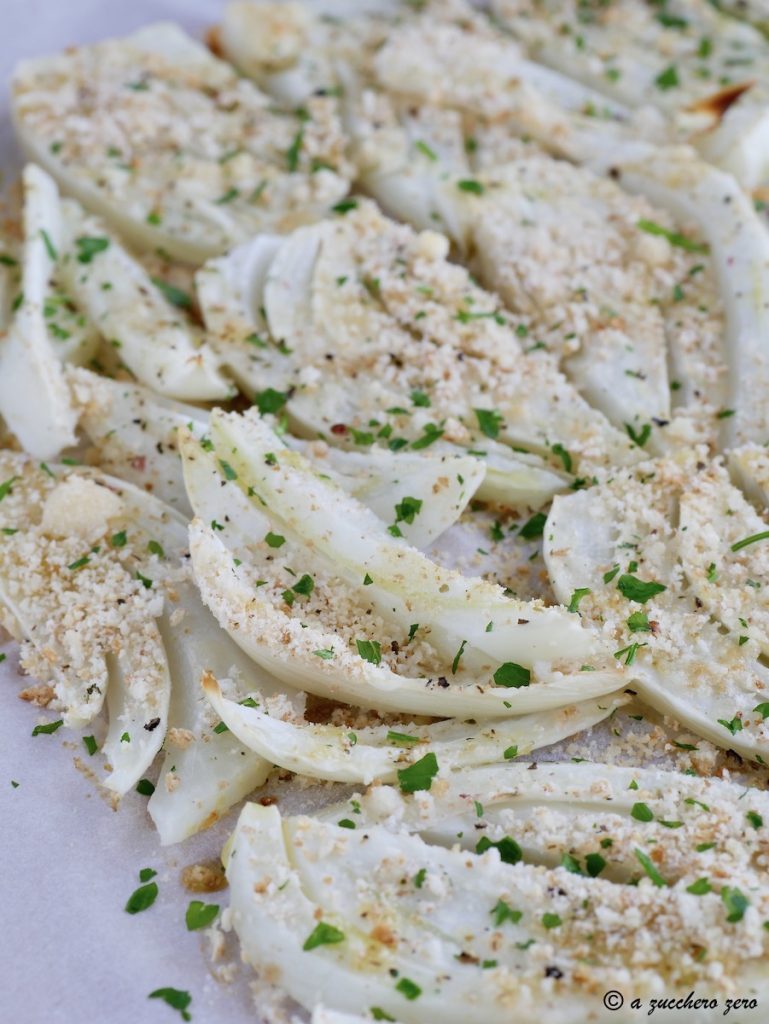 Leichte gratinierte Fenchel im Ofen ohne Béchamel