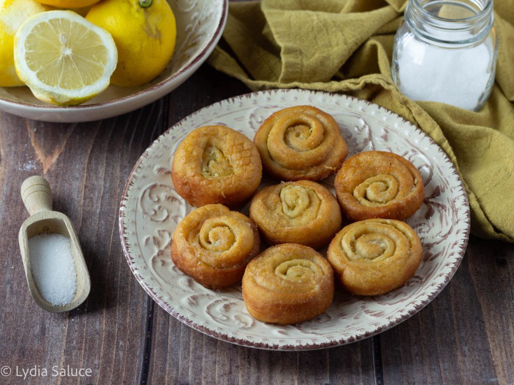 Karneval Zitronenschnecken