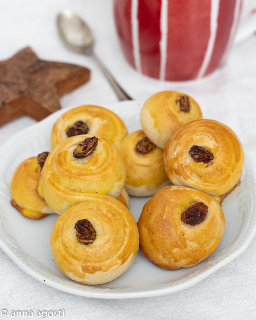 Luciakatzen oder Lussekatter