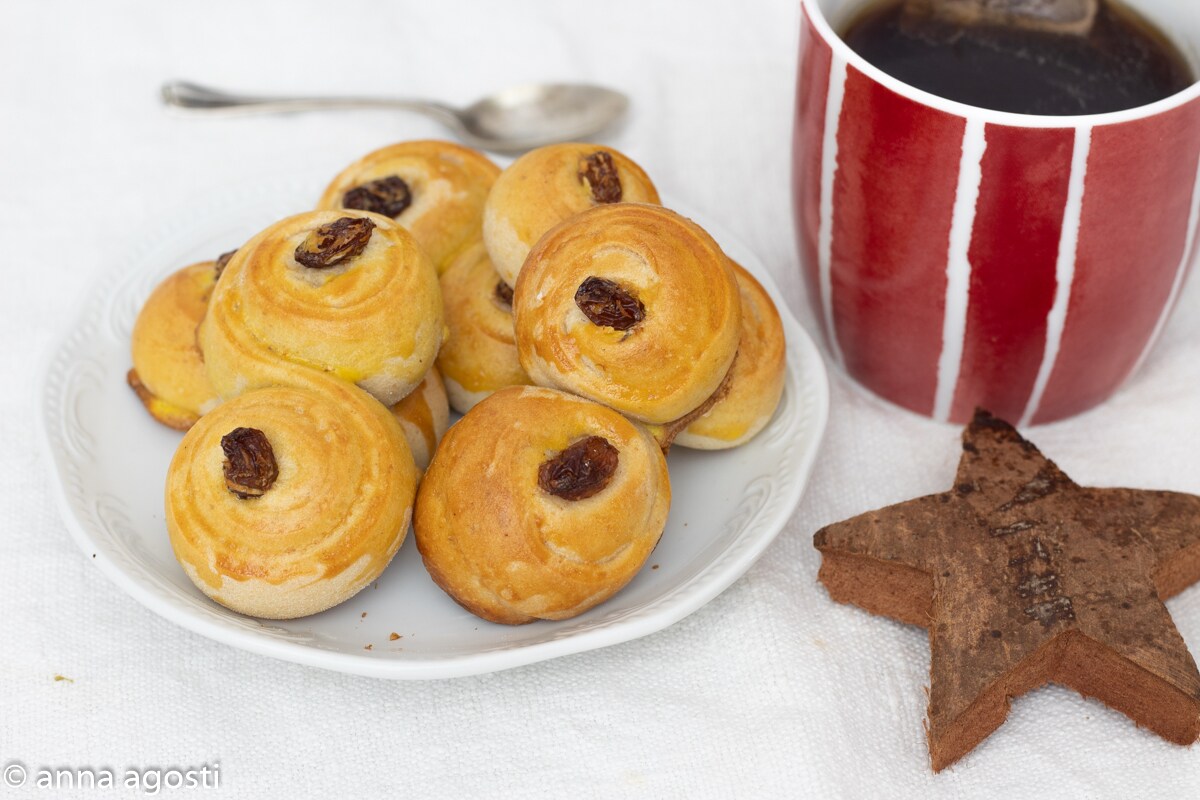 Luciakatzen oder Lussekatter