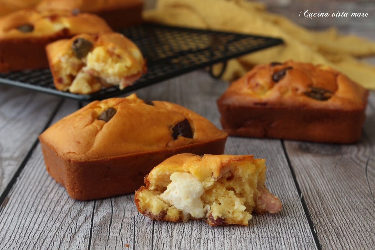 Mini herzhafte Plumcakes