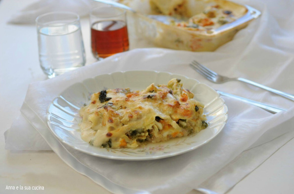Lasagne mit Gemüse und Béchamel