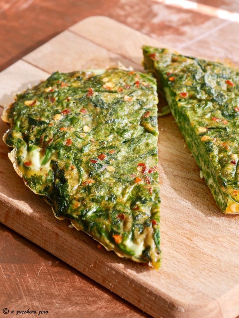Omelett aus dem Ofen mit Lassini ohne Käse