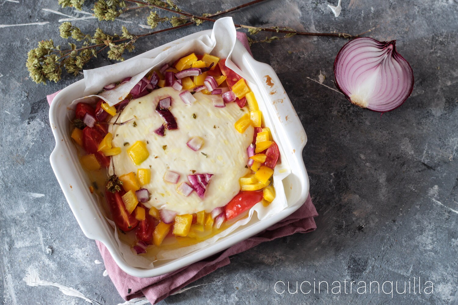 Frischkäse aus dem Ofen