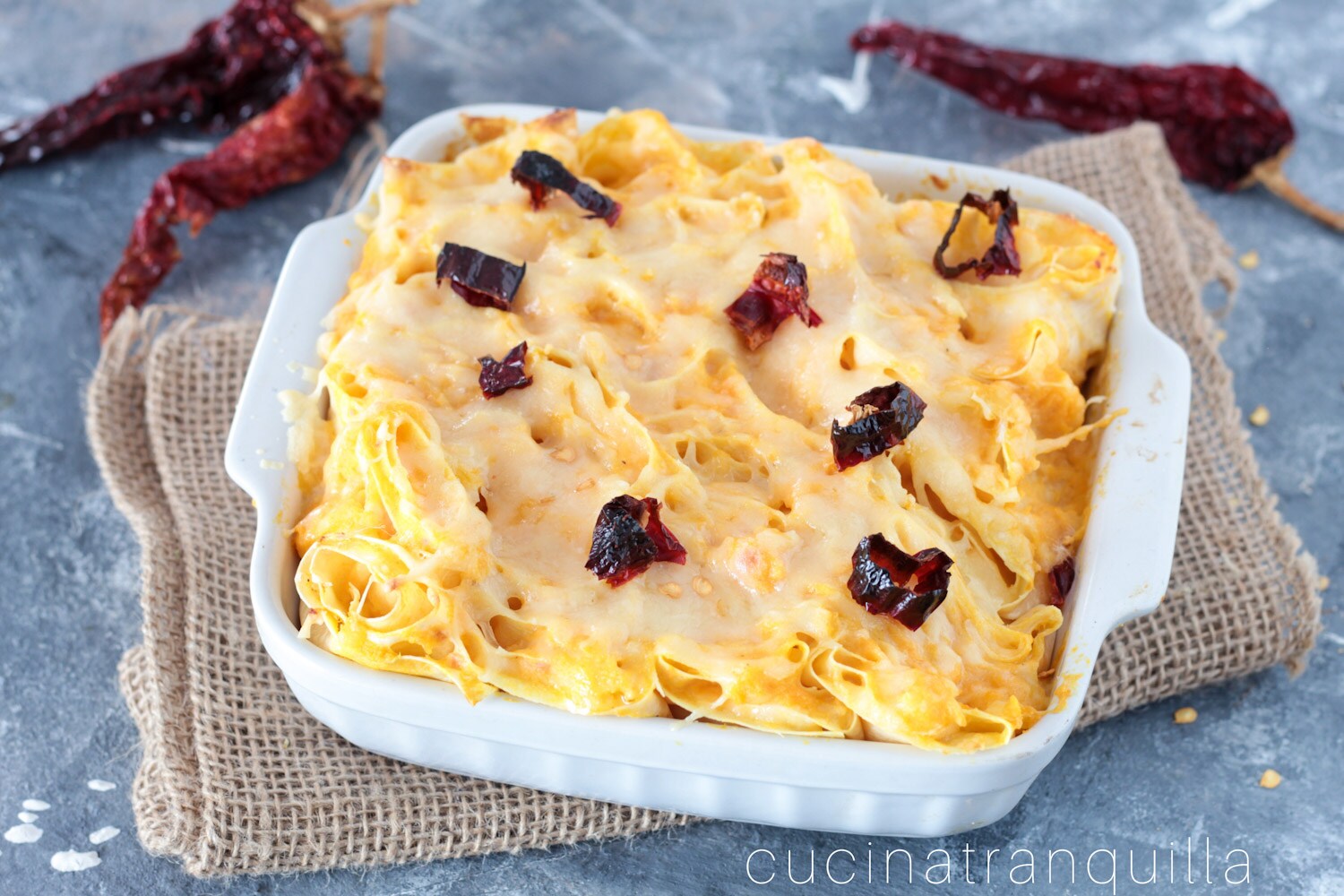 Blätterteigrosen mit Kürbis