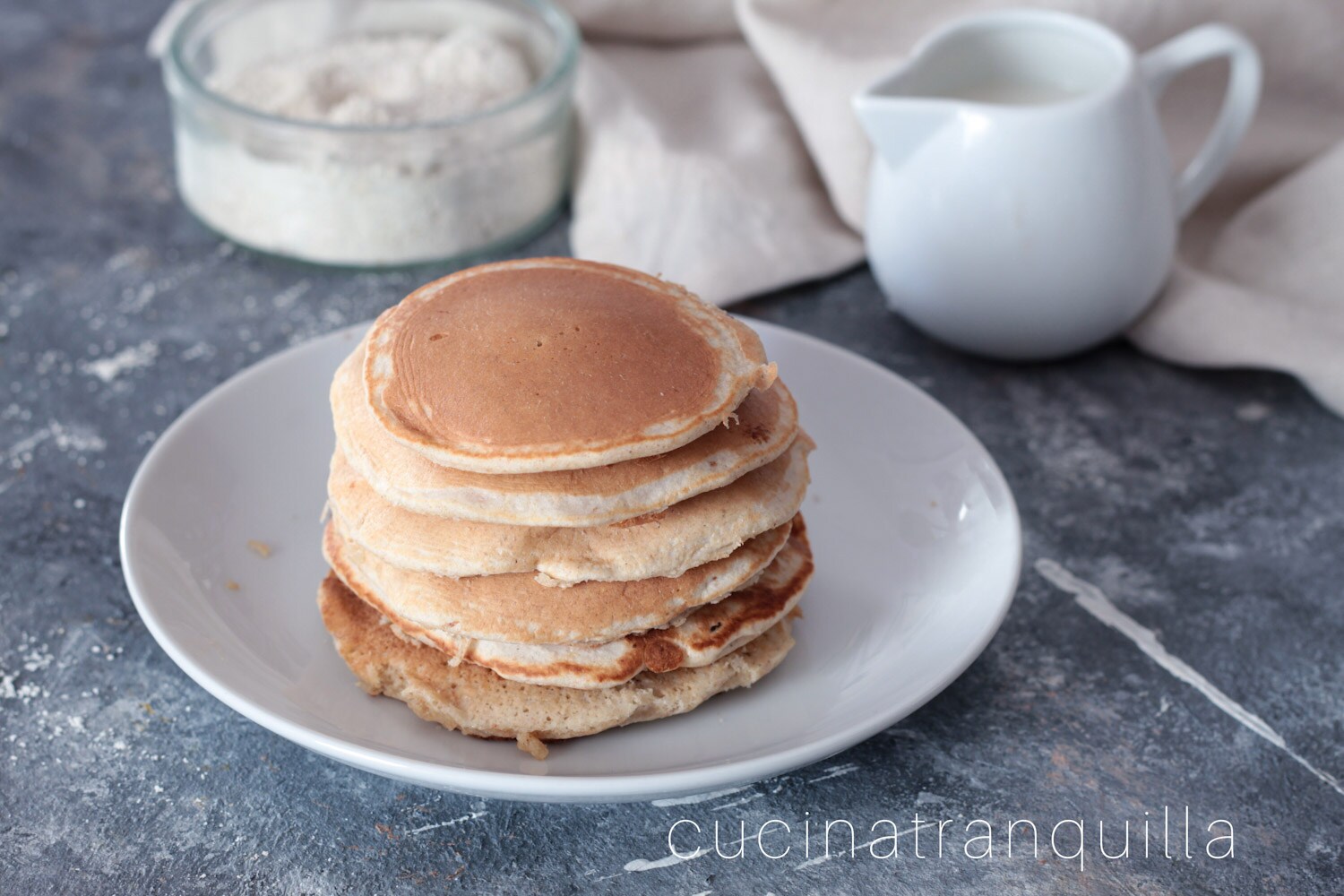 Pfannkuchen mit Hafermehl