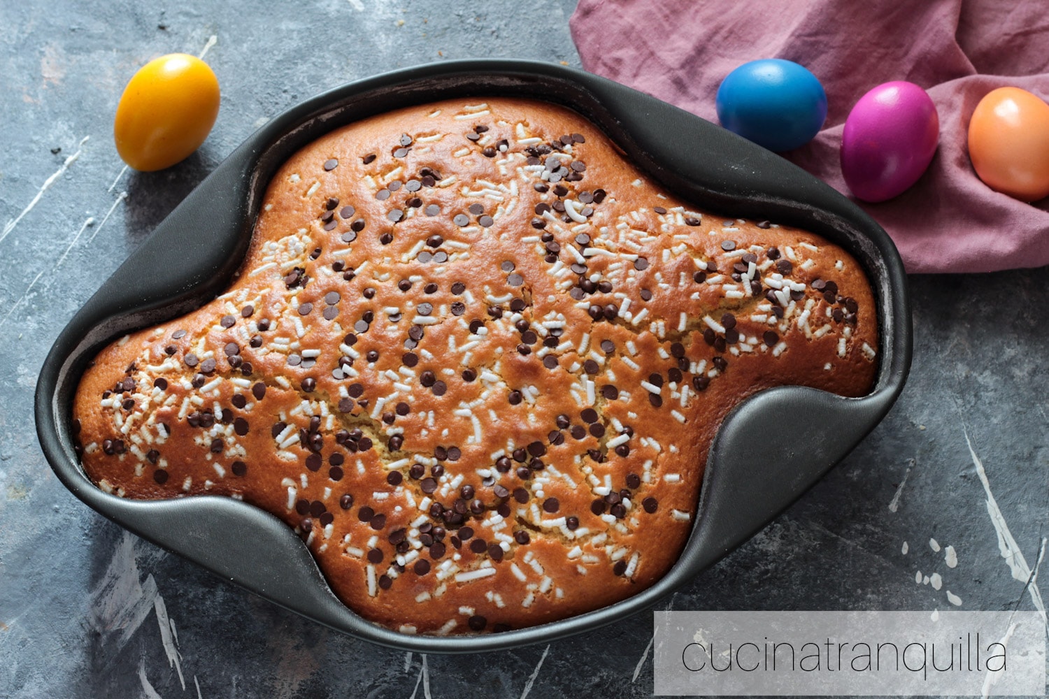 Süße Colomba ohne Gärung