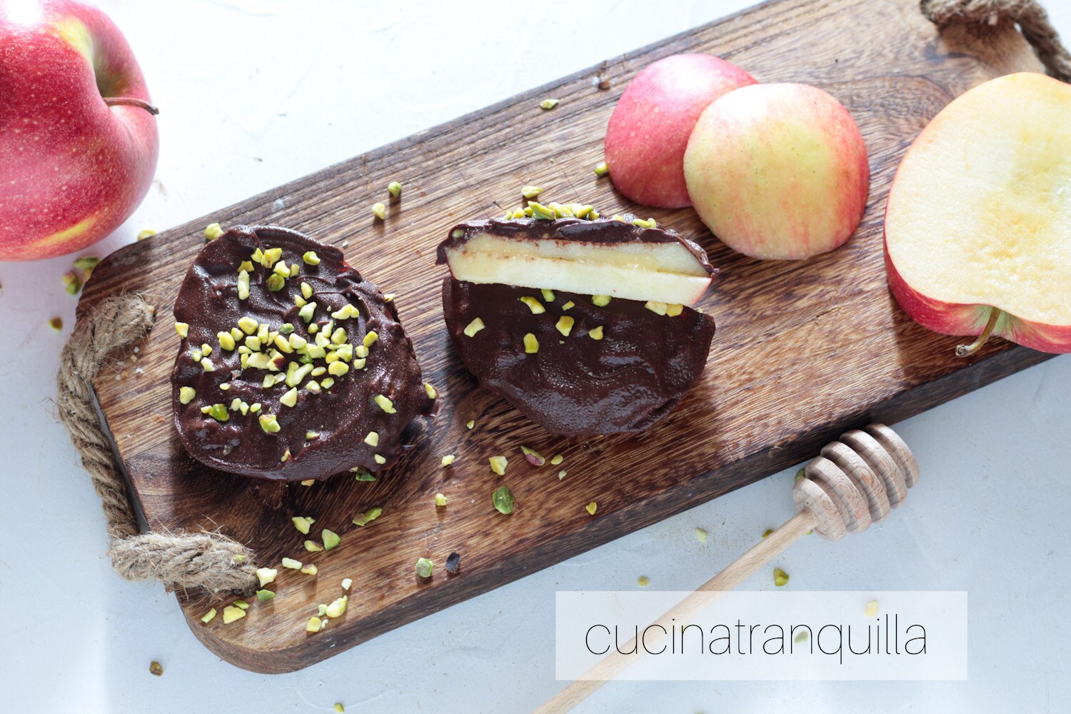 Apple Snack mit Red Delicious Apfel