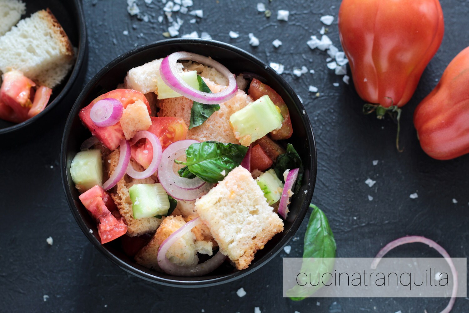Frisches Panzanella-Rezept ohne Kochen